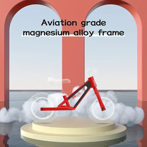 Kids Balance Bike with Magnesium Alloy Frame