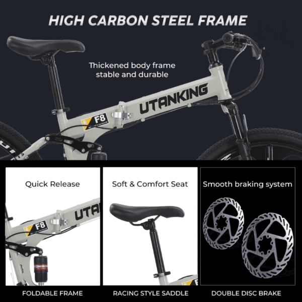 Disc Brake 21 Speed Gear Mountain Bike 26inch